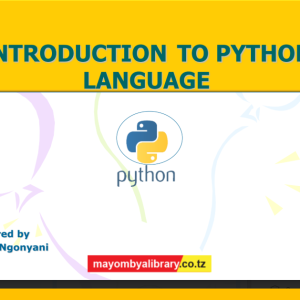 Introduction to Python Language